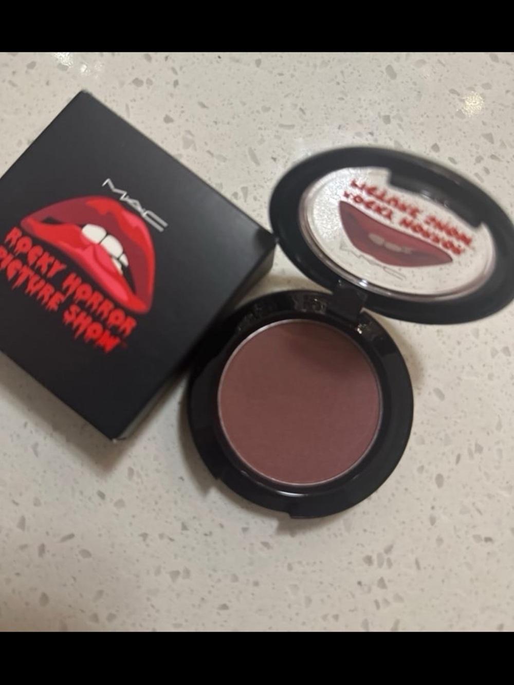 MAC Cosmetics Rockey Horror Picture Show Matte Powder Blush - Plum Mauve new